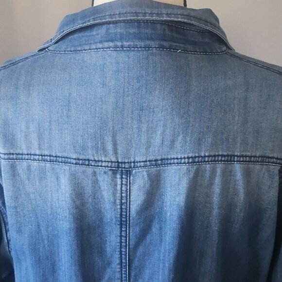 Judy Blue Button Down Denim Dress - Picture 5 of 15